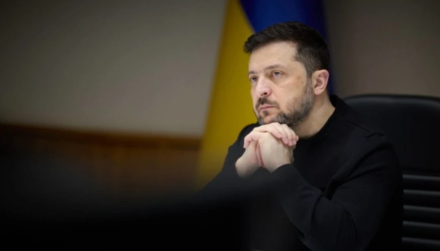 Володимир Зеленський під час вечірнього звернення з попередженням про загрозу масованого удару РФ по Україні