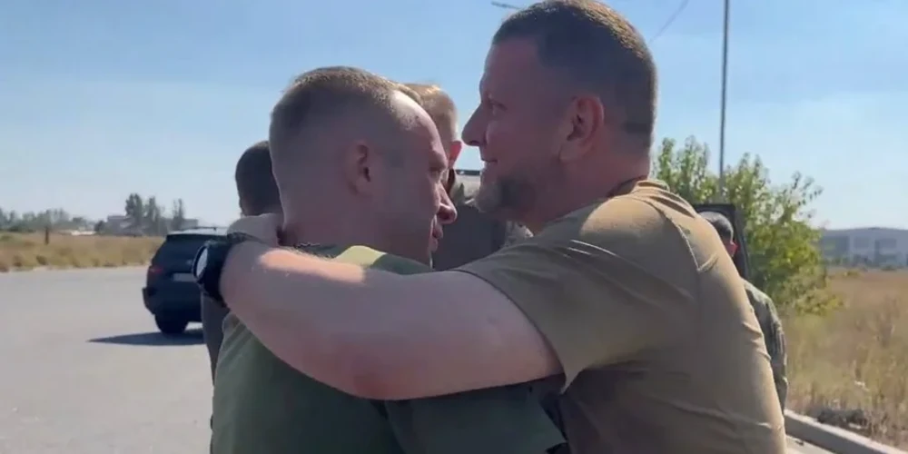 Фото Валерія Залужного та Михайла Драпатого, опубліковане Залужним у Telegram.