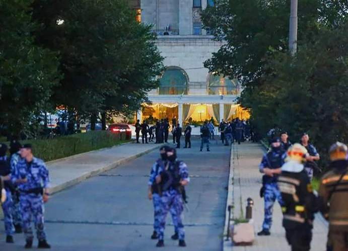 Ресторан Balzi Rossi в Москві після вибуху 1 серпня