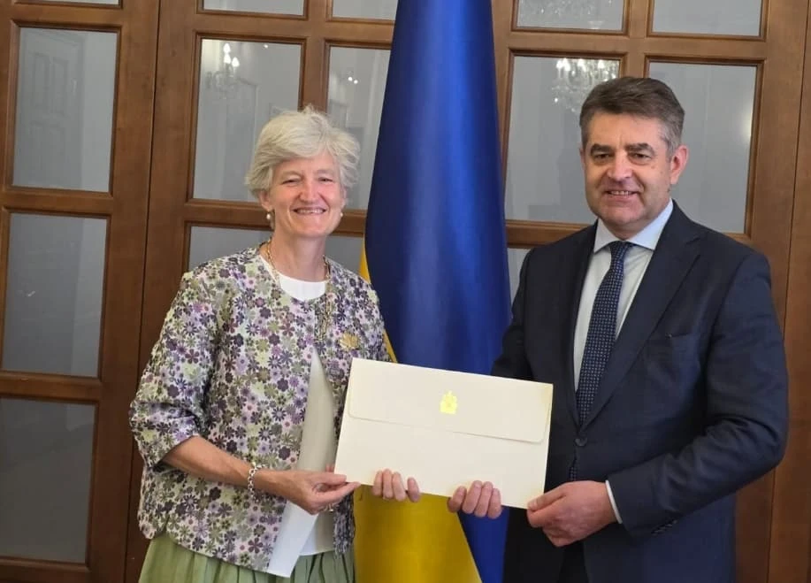 Зустріч заступника міністра закордонних справ України Євгена Перебийноса з новопризначеною посолкою Канади в Україні Тамарою