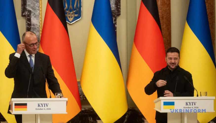 Як розгортався візит Мерца до Києва 4 жовтня: шість кроків до пакета на 1,3 млрд євро