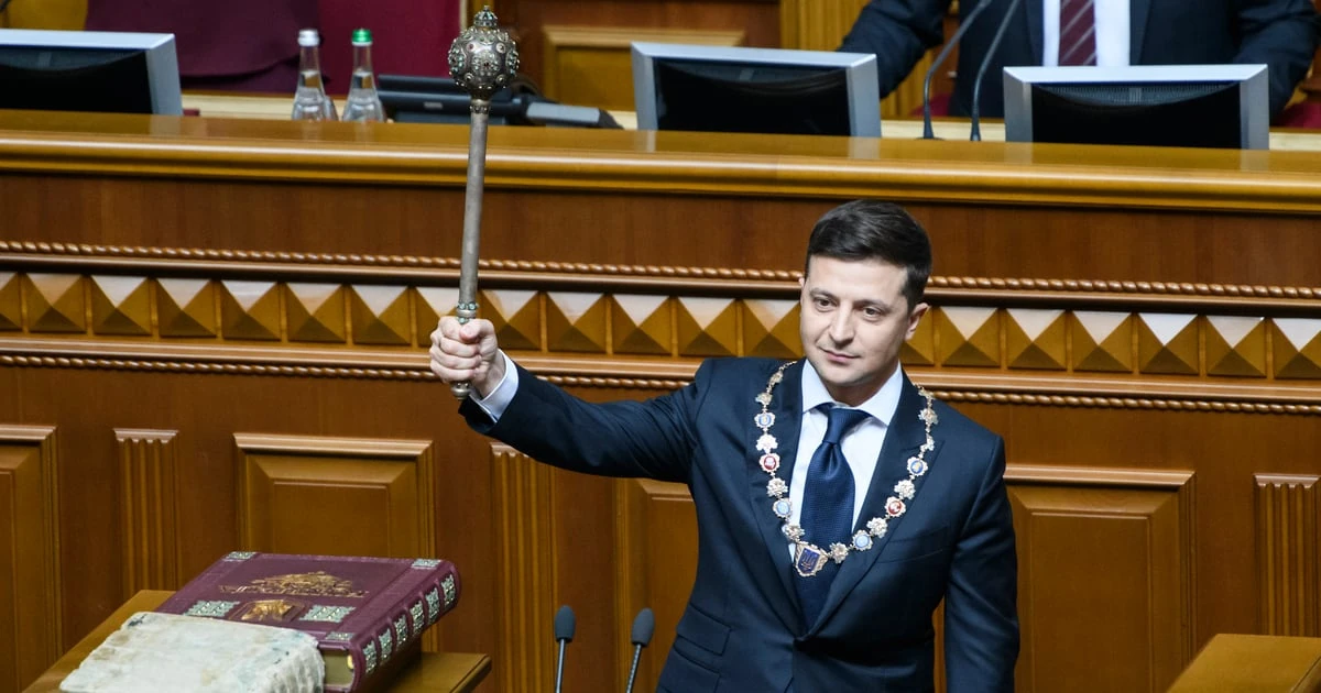 Інфографіка КМІС із результатами опитування щодо участі Зеленського у виборах